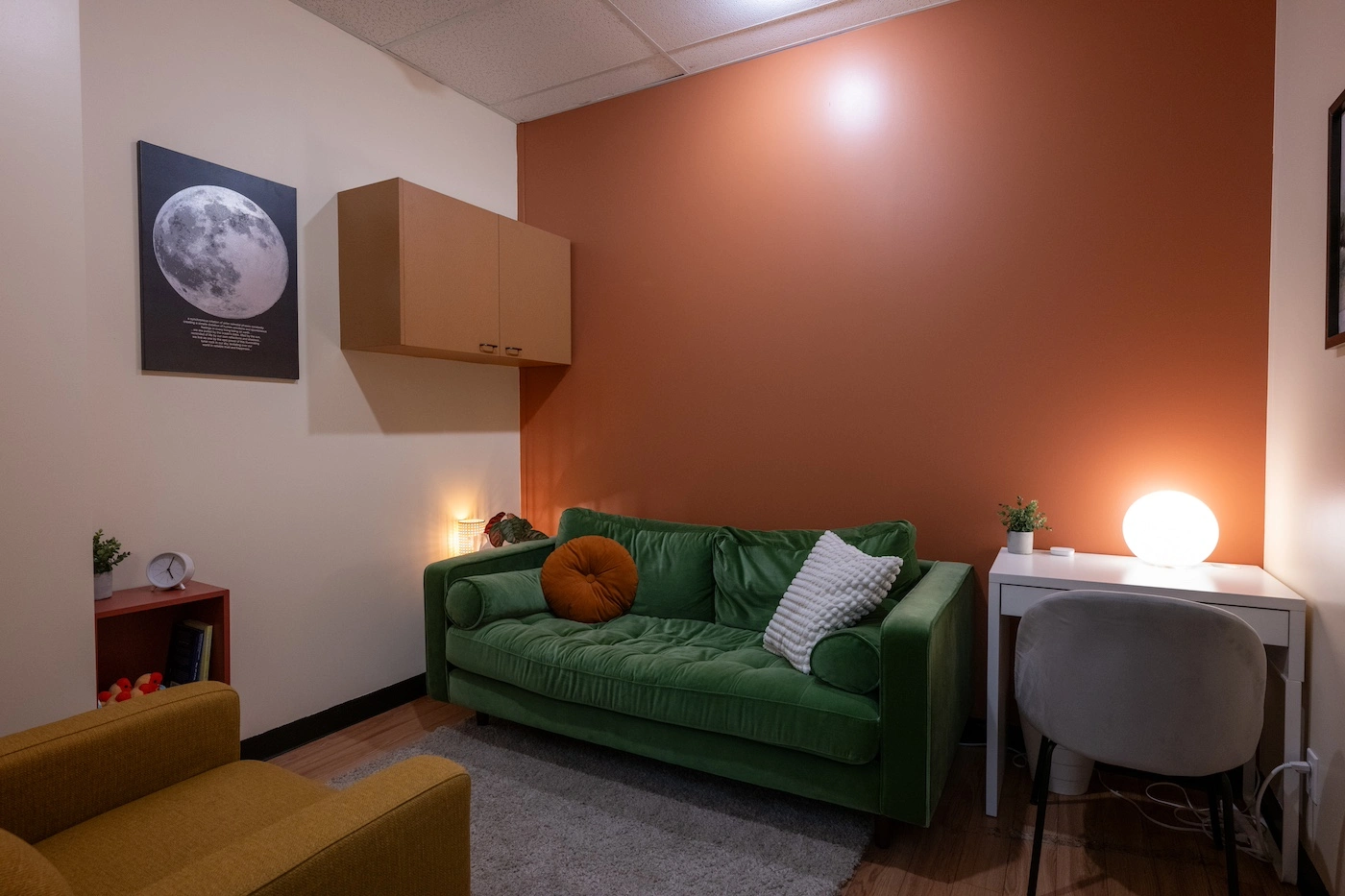 The Good Carma Therapy office at Chiropractic Plus and Wellness in Edmonton